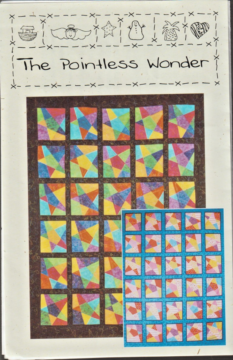 The Pointless Wonder - QUILT PATTERN - Quilt 70 x 91 - Wall Hanging 42 x 46 1/2