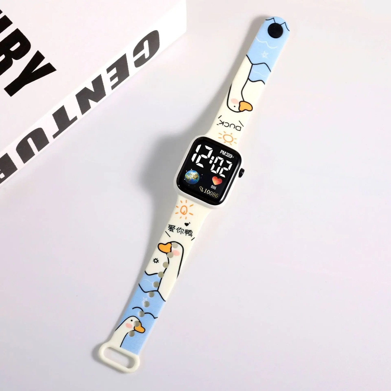 Hello Kitty Cartoon LED Watch Kids Girls Unisex LED Digital Wrist Watch Gifts.