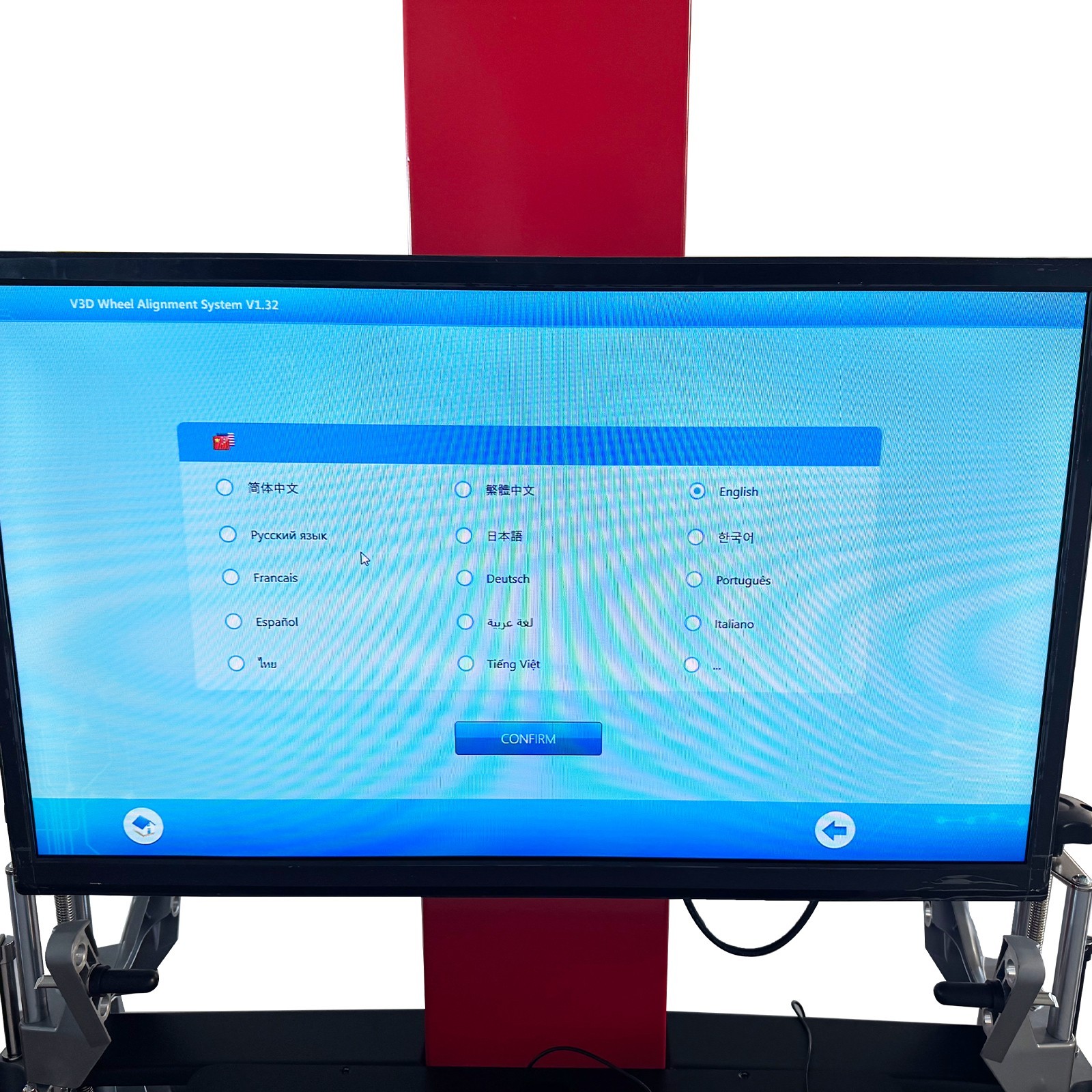 Automatic Tracking Wheel Alignment Machine 110V 3D Wheel Calibration Tool