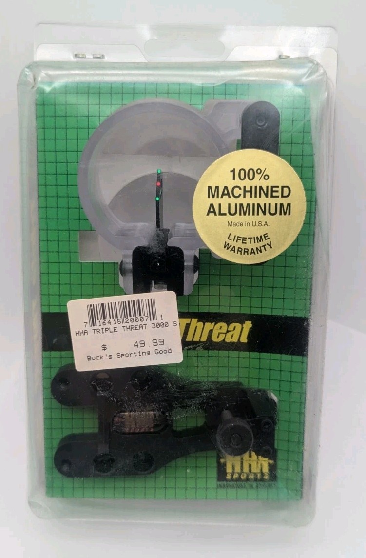 HHA Sports Triple Threat Bow Archery Sight Lense T3000 New Sealed MADE IN USA