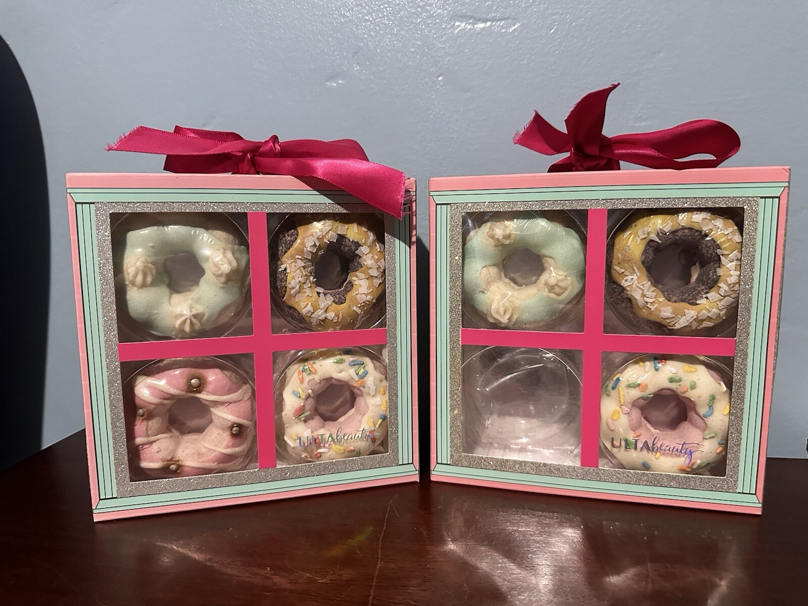 Ulta Beauty Donut Bath Fizzers 2 Sets w/ 7 Total Fizzies Shea Cocoa Butter *READ
