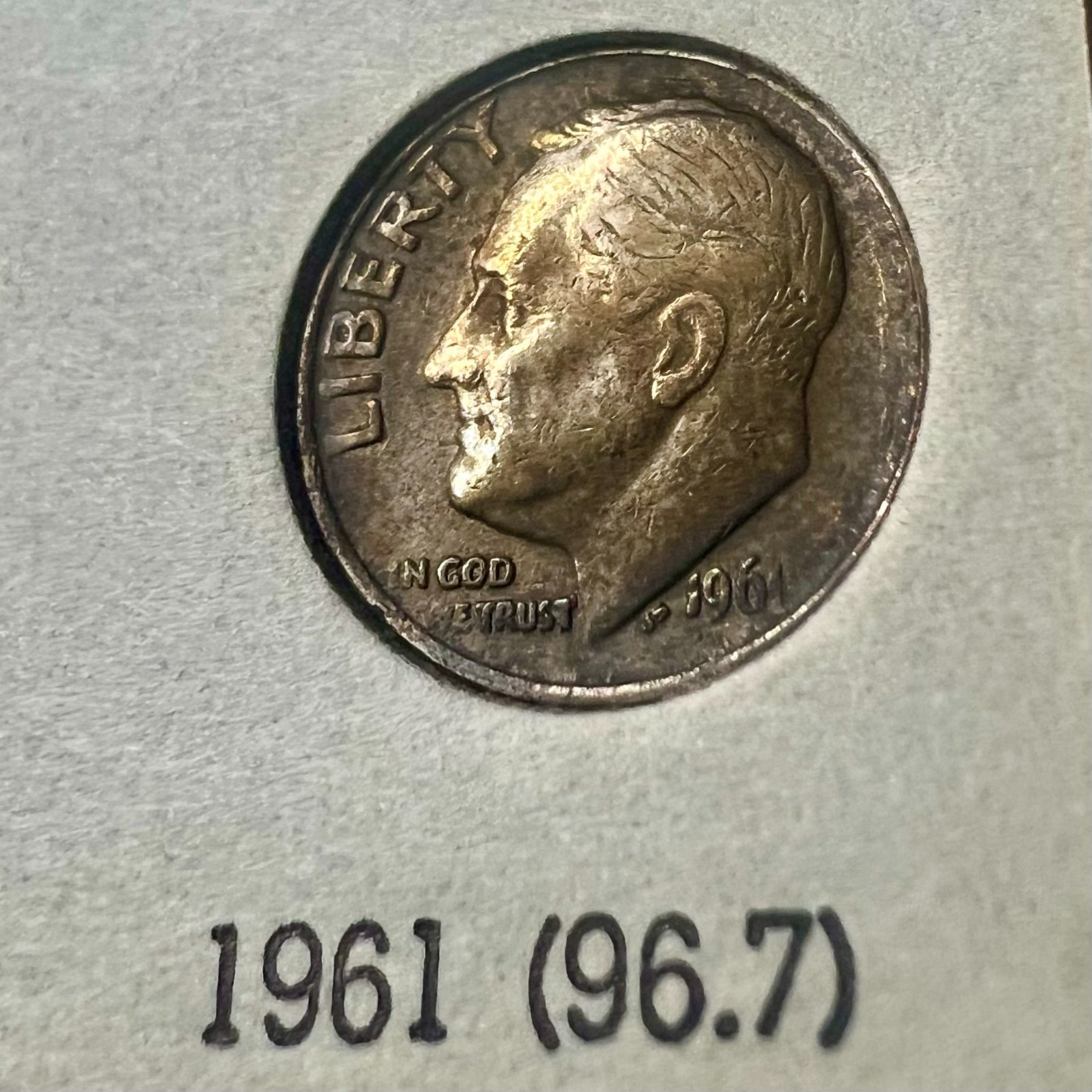Roosevelt Dimes Set 1946-2004: 48 Silver Coins Total plus 79 Clads, Some Toned