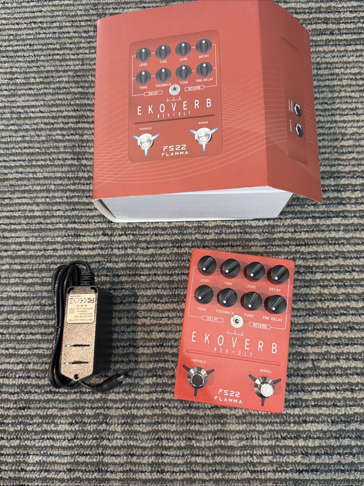 Flamma FS22 Ekoverb Delay Reverb Guitar Pedal