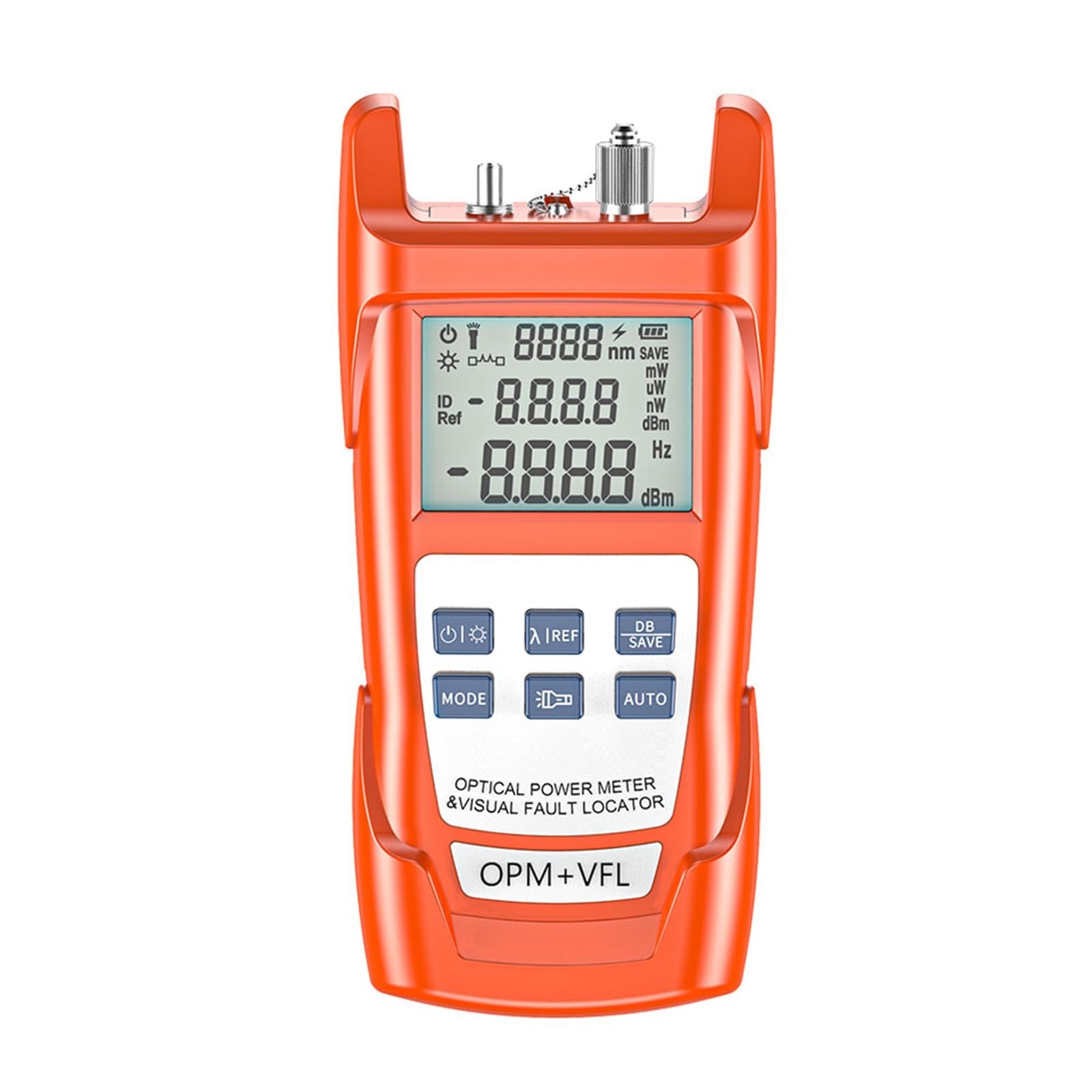 Optical Power Meter & Visual Fault Locator,LED Light,3-in-1 Fiber Optic Tester