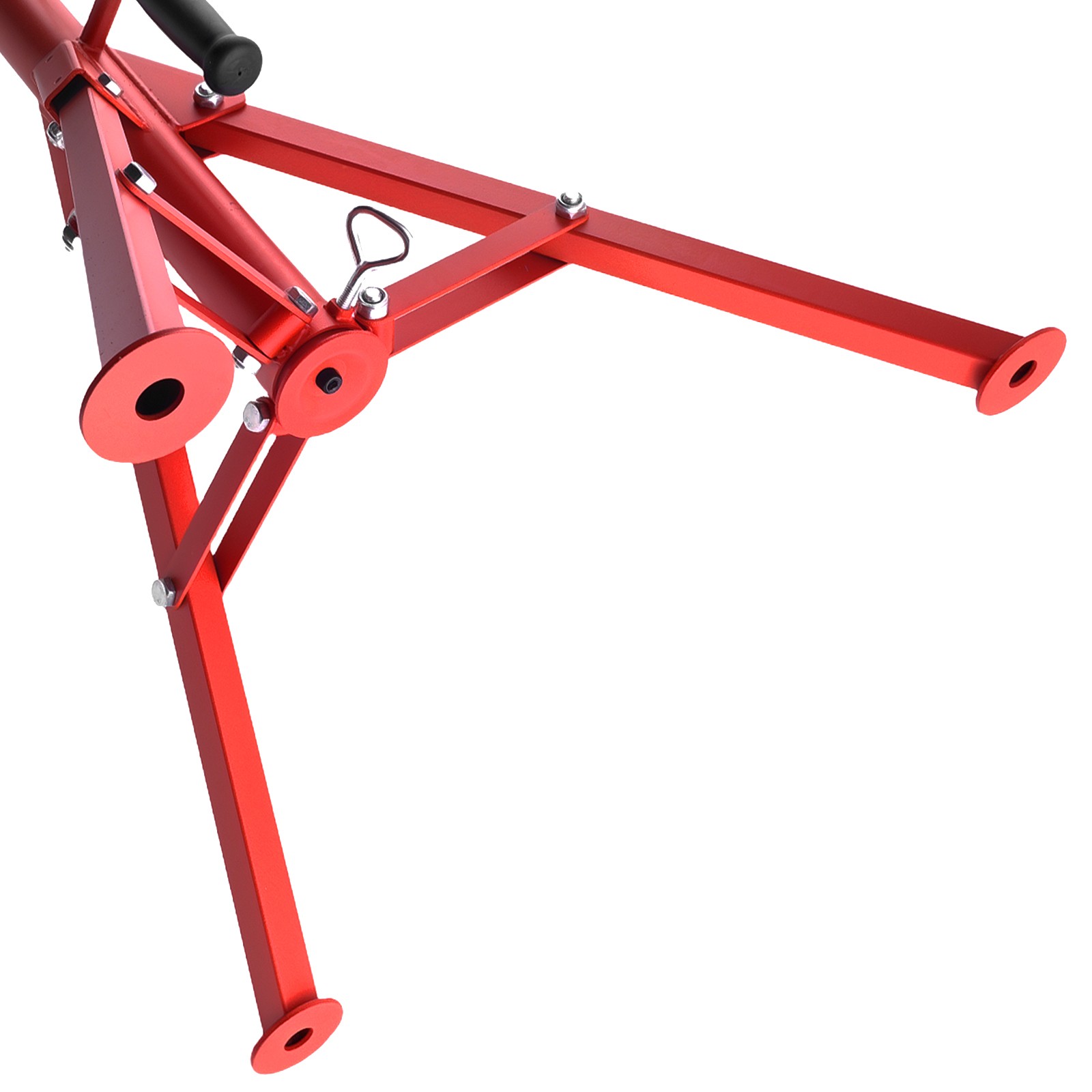 Adjustable Roller Stand Jack 2500lbs Load 27.6-52in Height Detachable Base