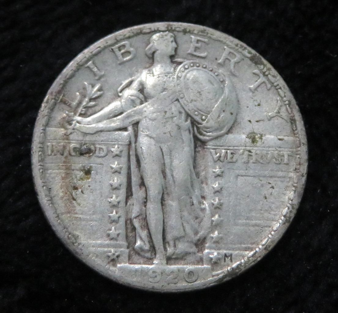 1920 Standing Liberty Quarter * Full Date * 6414