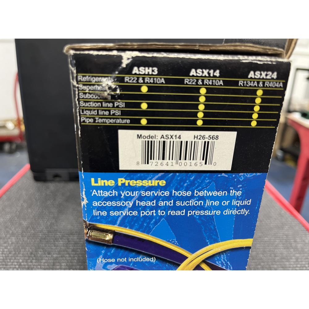 FIELDPIECE ASX14 SUPERHEAT AND SUBCOOLING CHARGING KIT R410A 180408