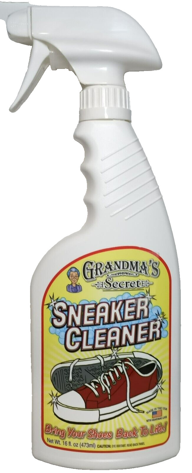 Grandma's Secret Sneaker Cleaner - Rubber, Canvas and Leather. 16 fl. oz.