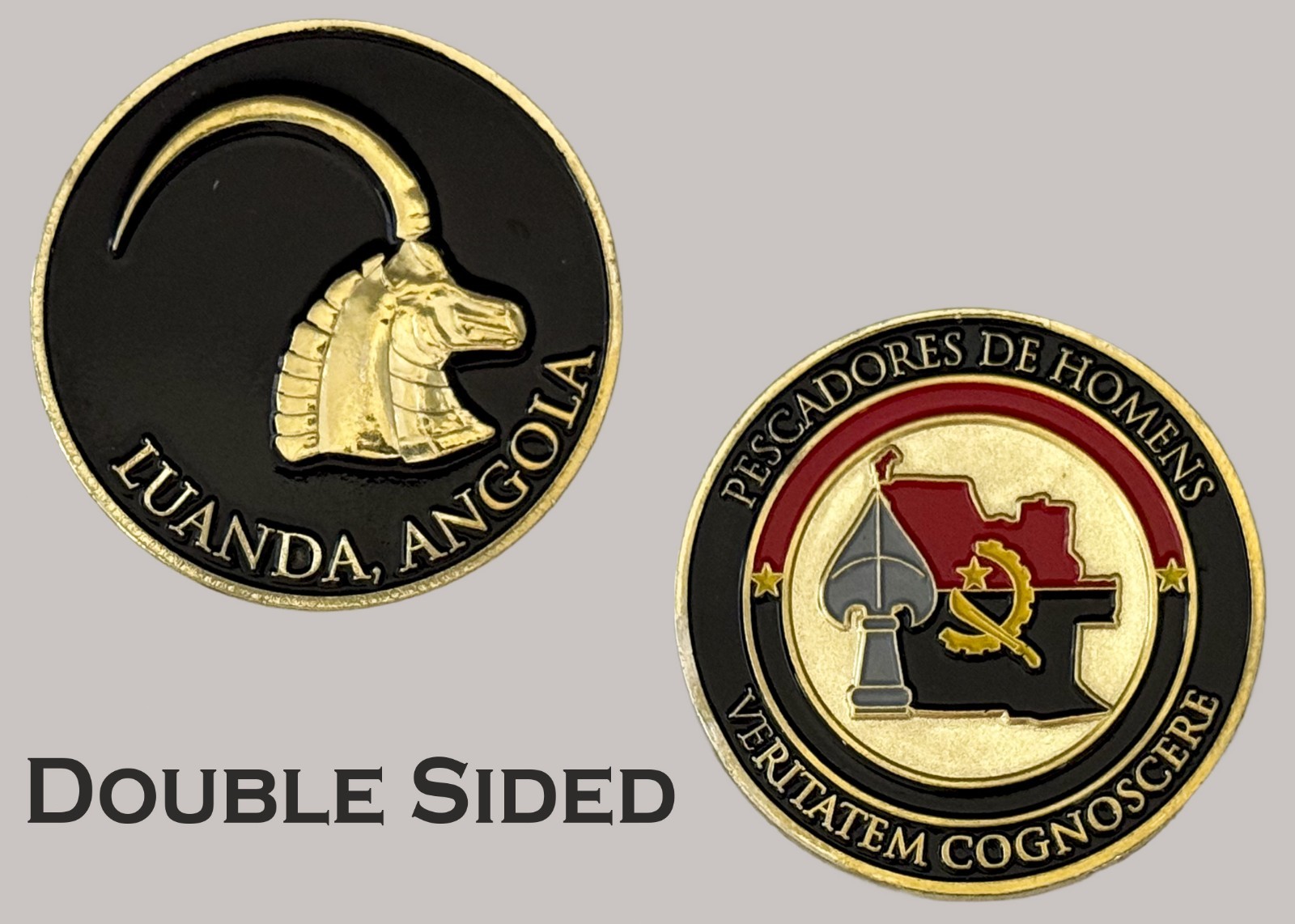 Luanda Angola "Pescadores de Homens" Challenge Coin  J#16