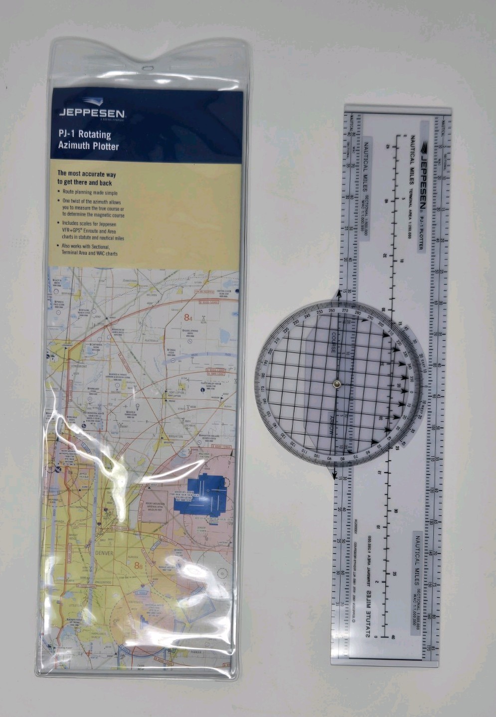 Jeppesen (A Boeing Company) PJ-1 Rotating Azimuth Plotter p/n 10009524