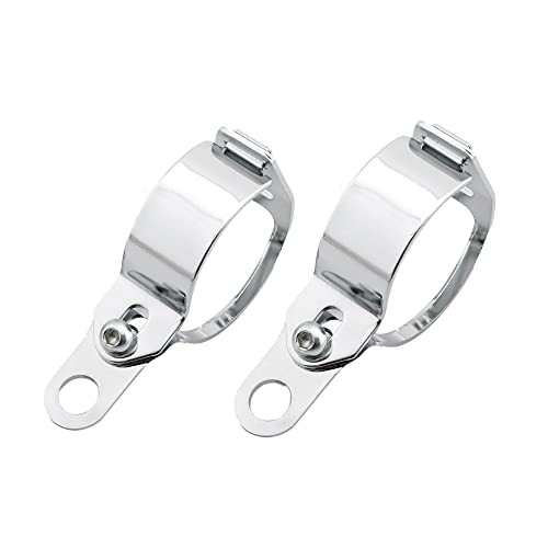 Motorcycle Single Light Bracket Mount Clamp, Holder Support for 30-45mm Front