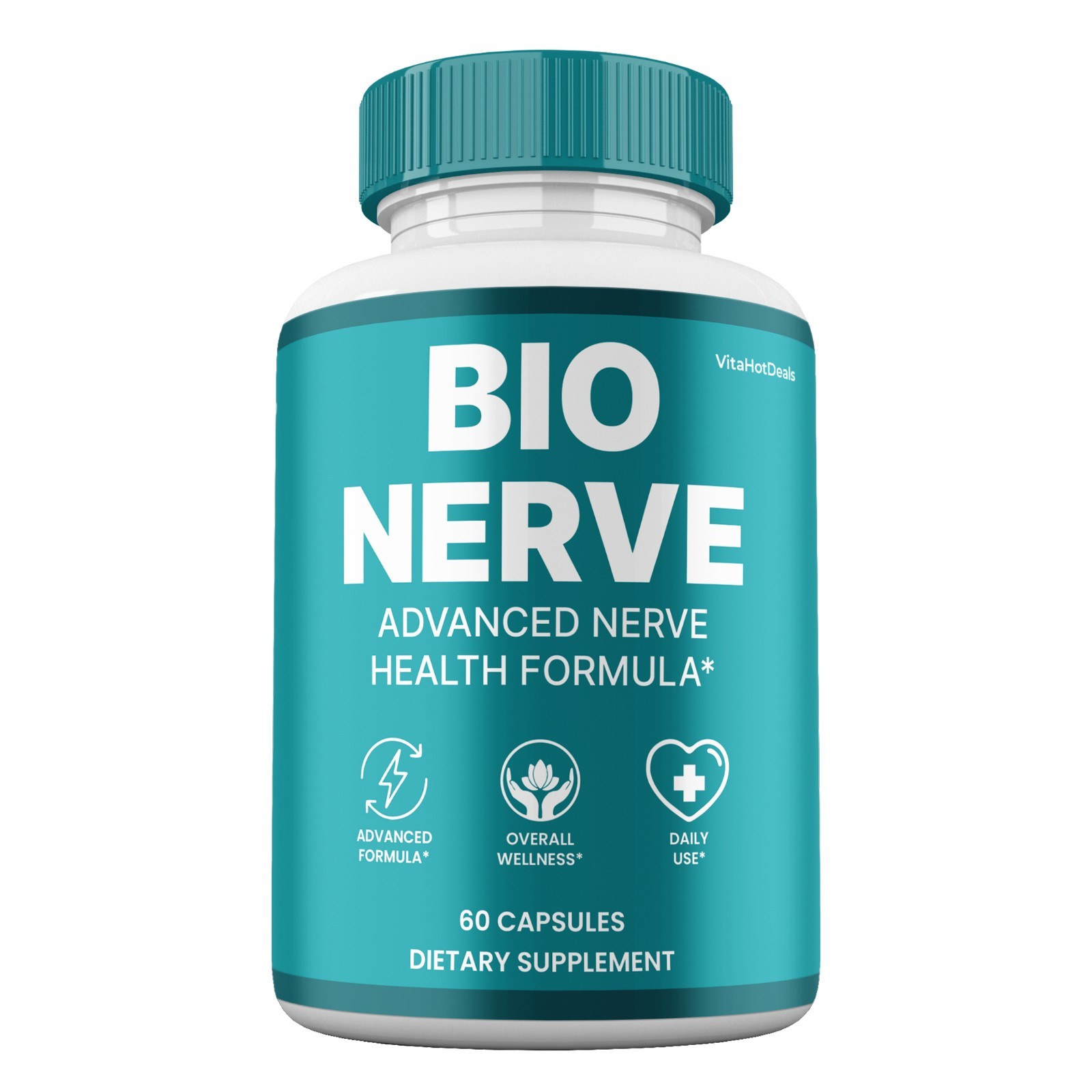 BioNerve Capsules, Max Strength, Bio Nerve Pills For Nerve Health (10 Pack)
