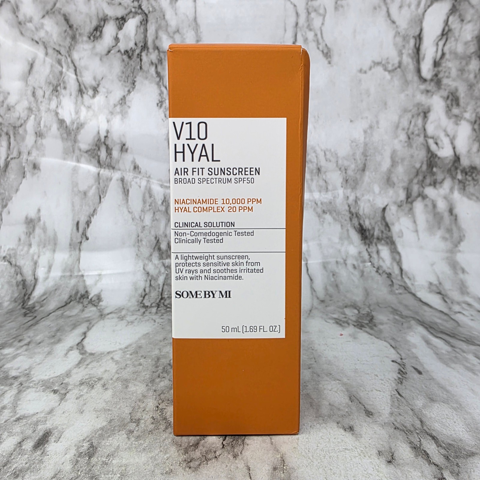 Some By Mi V10 Hyal Air Fit Sunscreen Broad Spectrum SPF 50 1.69oz Niacinamide
