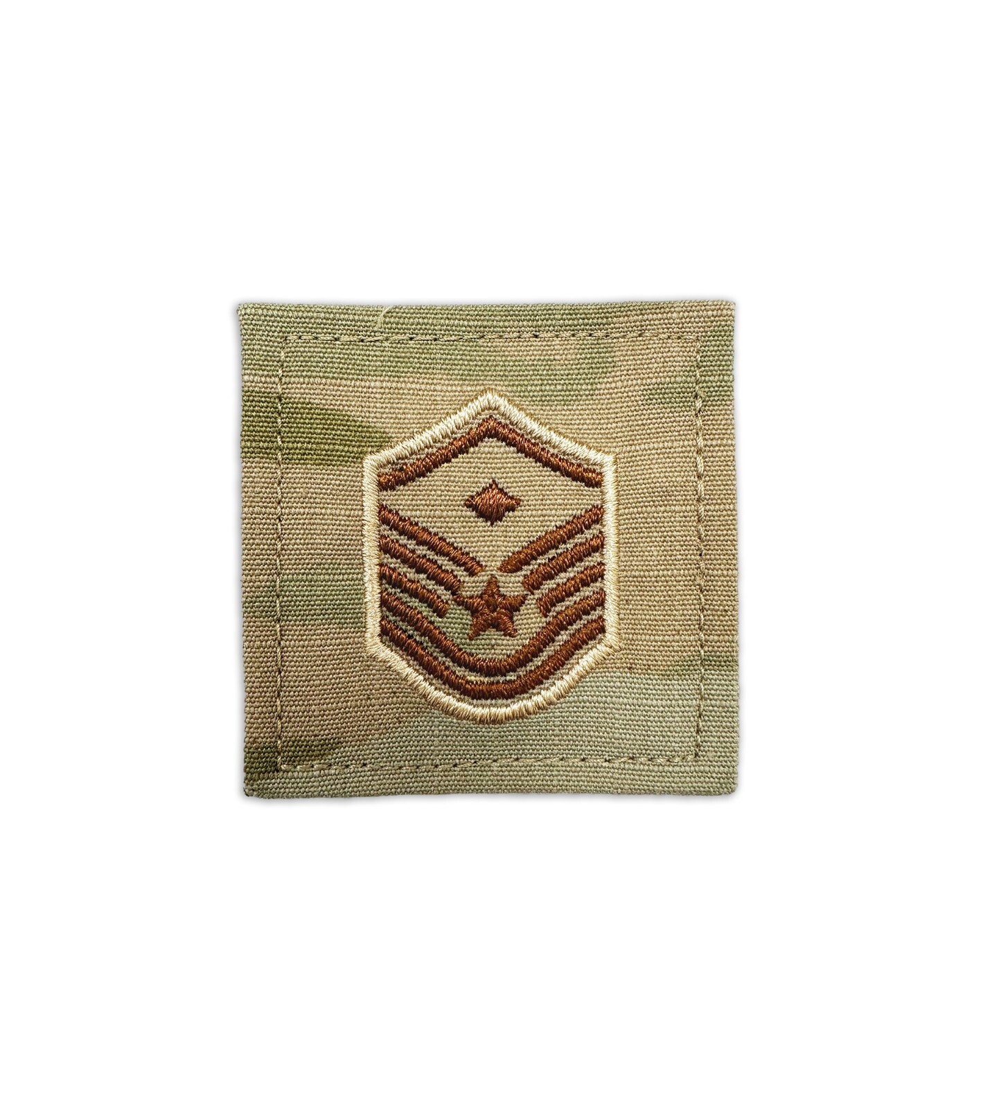 A.F. Master Sgt w/ Diamond (1ST SGT) 2x2 OCP w/ Hook Fastener (sold in each)
