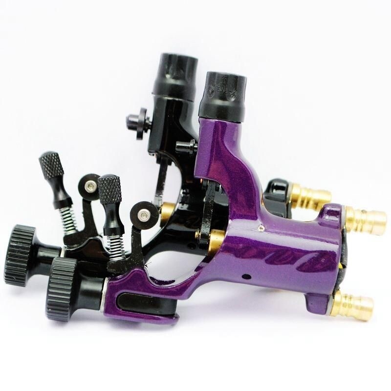 2 Sorted New Black&Purple Dragonfly Motor Rotary Tattoo Machine For Liner Shader