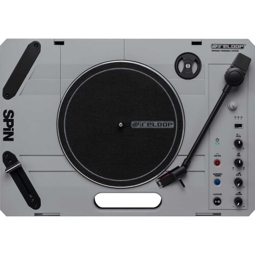 Reloop SPiN Portable Turntable System with Scratch Vinyl