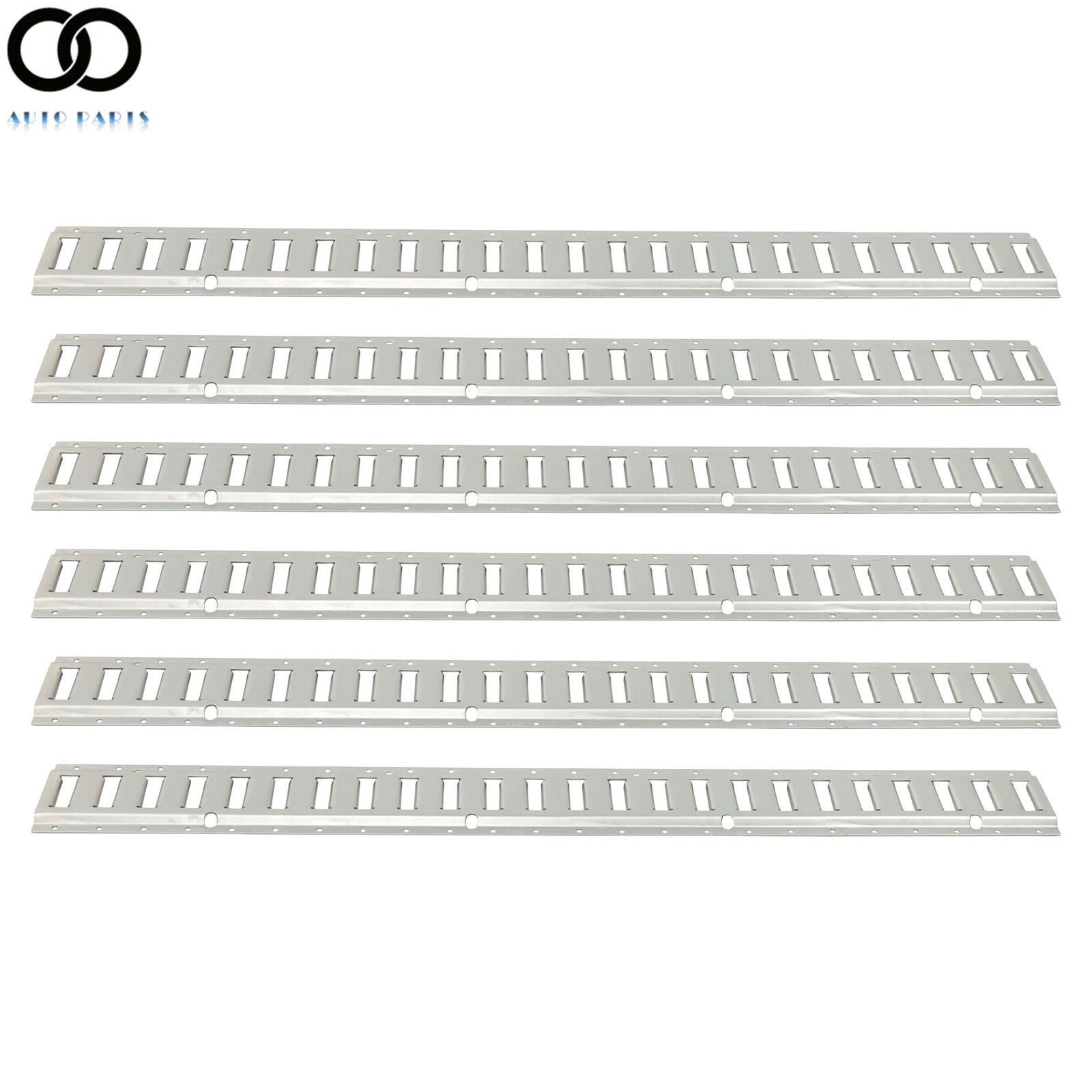 New Fit For Garages Vans Trailers Labwork 6 Pack E Track Tie Down Rail Kit 4'