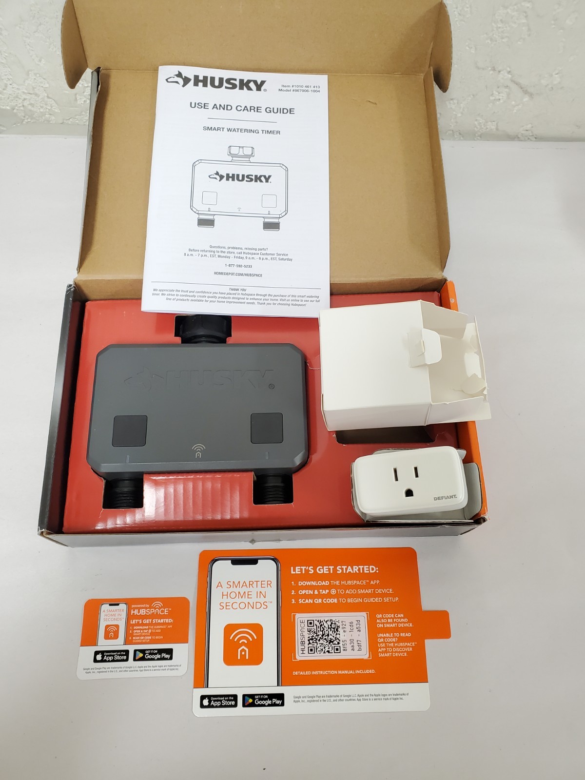 Husky Smart Watering Timer for Irrigation & Sprinklers Powered by Hubspace