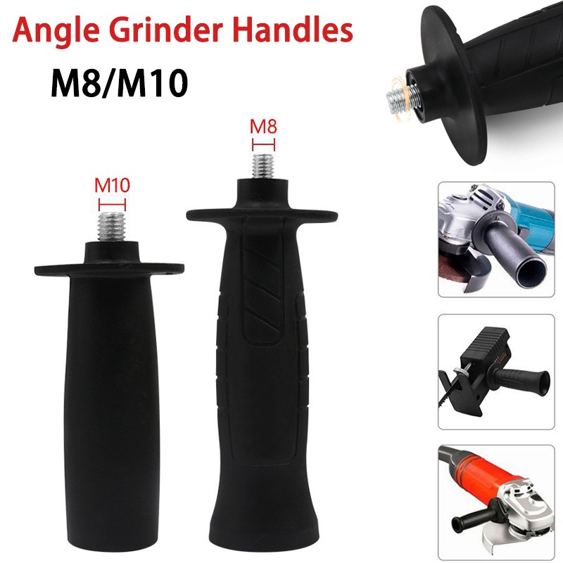 Angle Grinder Auxiliary Handle M8/M10 Angle Grinder Side Handles Plastic Handle