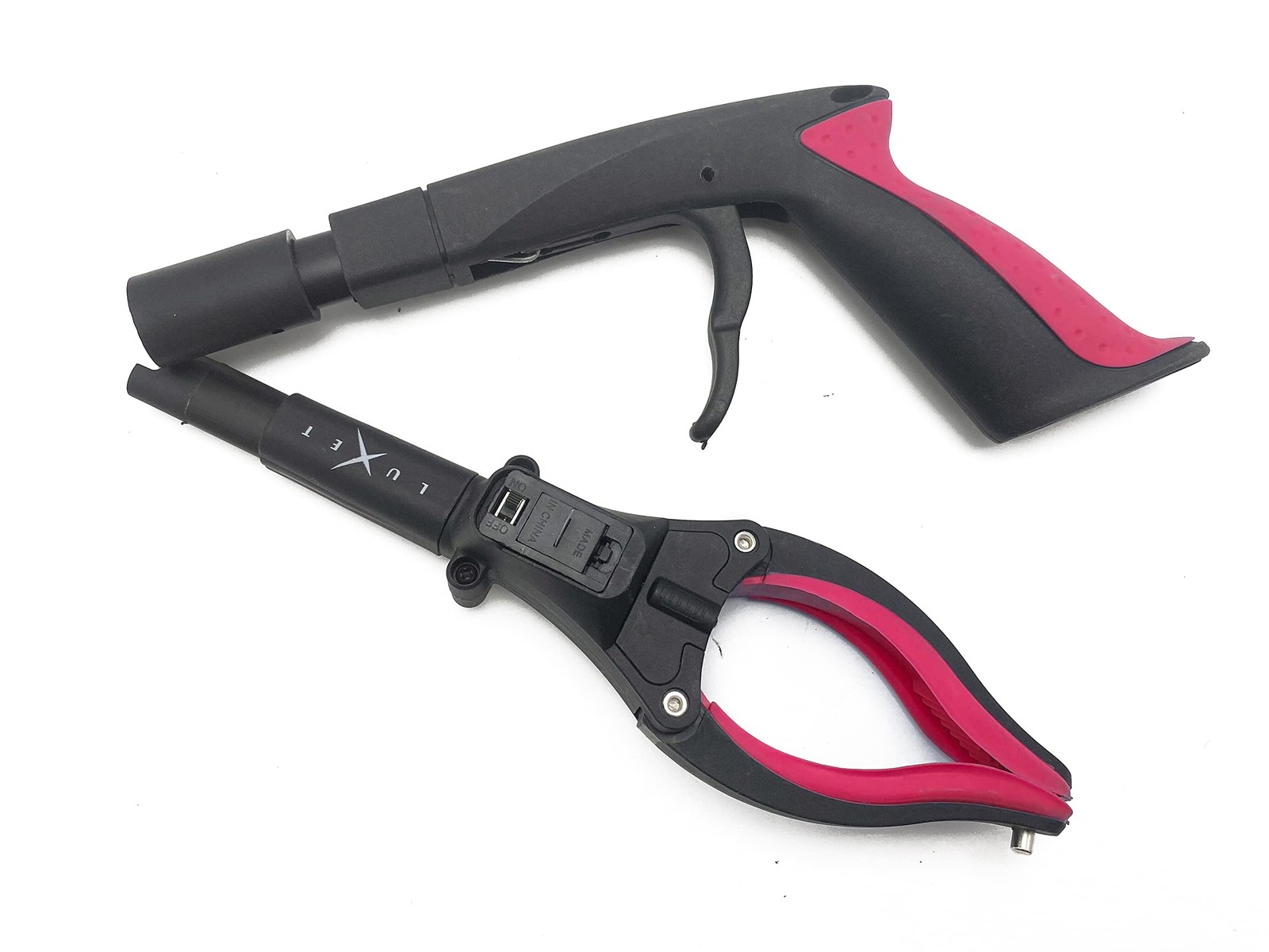 Grabber Tool 19" Aluminum Magnetic Claw with LED Light, Lightweight Foldable ...