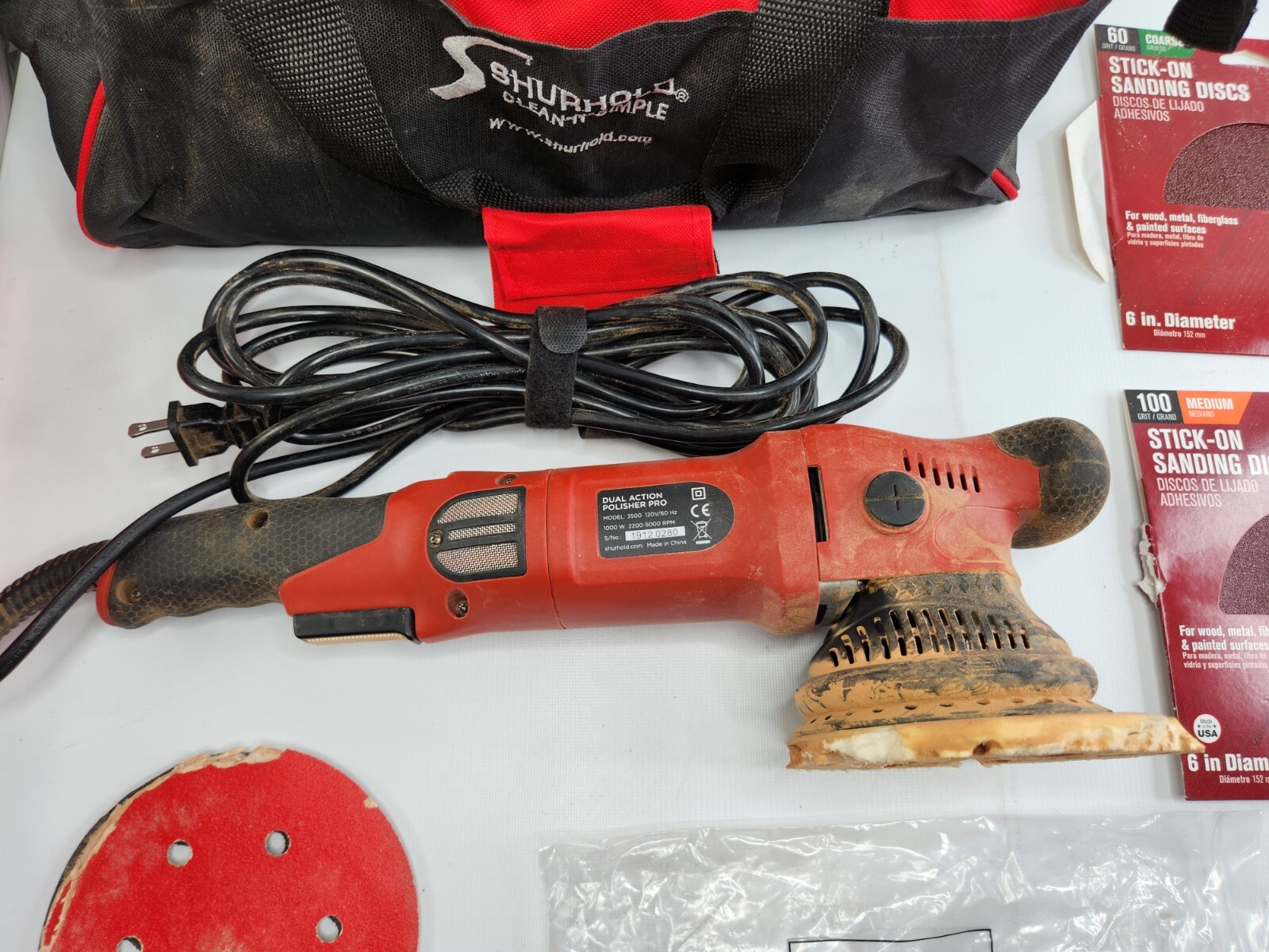 Shurhold 3500 Polisher Buffer Polisher w/ Variable Speed Preowned