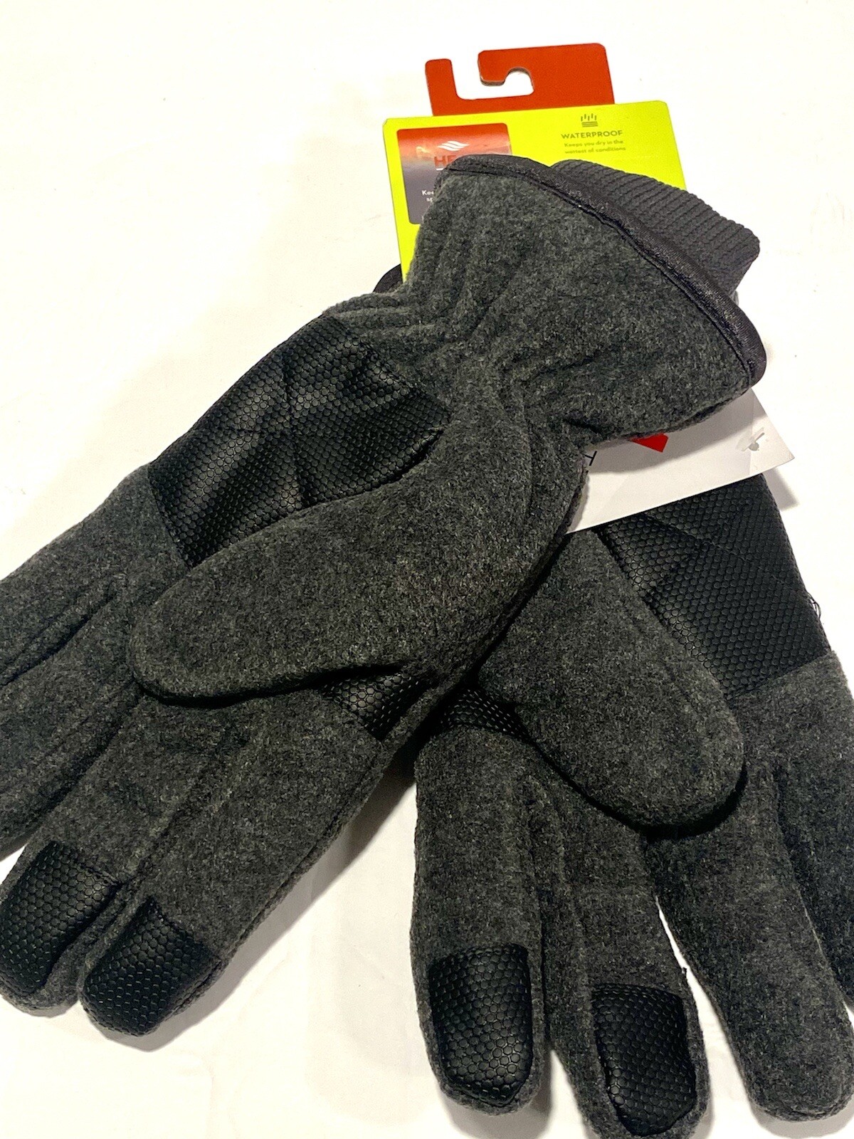 TEK GEAR Men's HEAT Tek 3M Thinsulate Microfleece Gloves Touch Screen Compatible