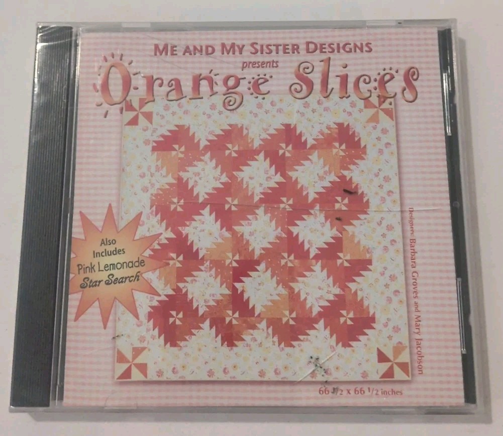 Me And My Sister Designs Orange Slices PC CD ROM Brand New B22