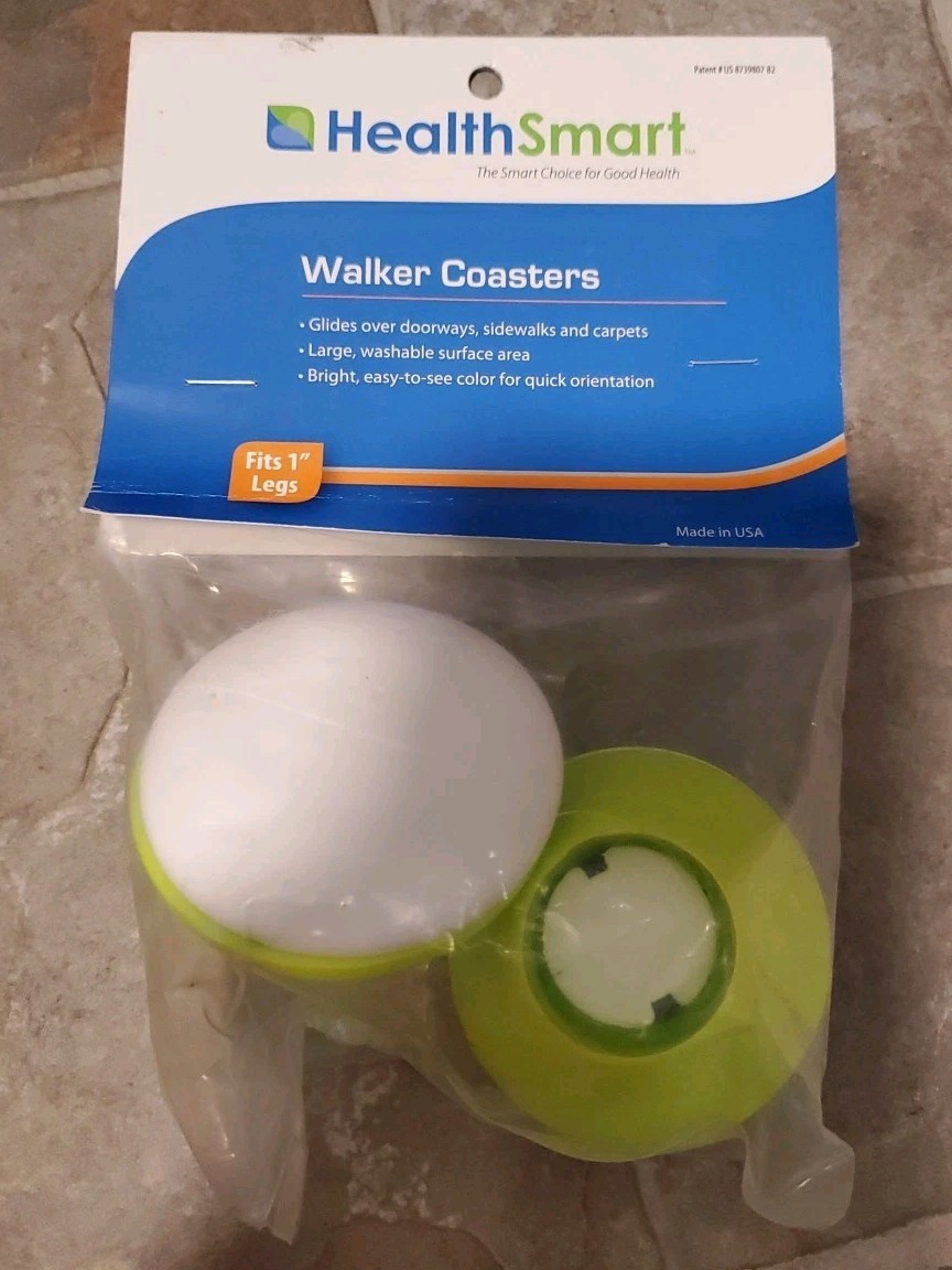 HealthSmart Walker Glides, Caps or Pads also for Rollators,...