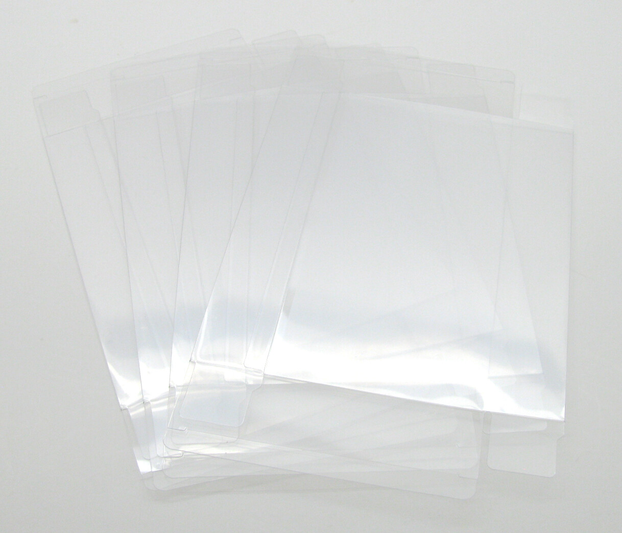 10x SEGA GENESIS OVERSIZED EA CASE CIB -CLEAR PLASTIC PROTECTIVE BOX PROTECTOR