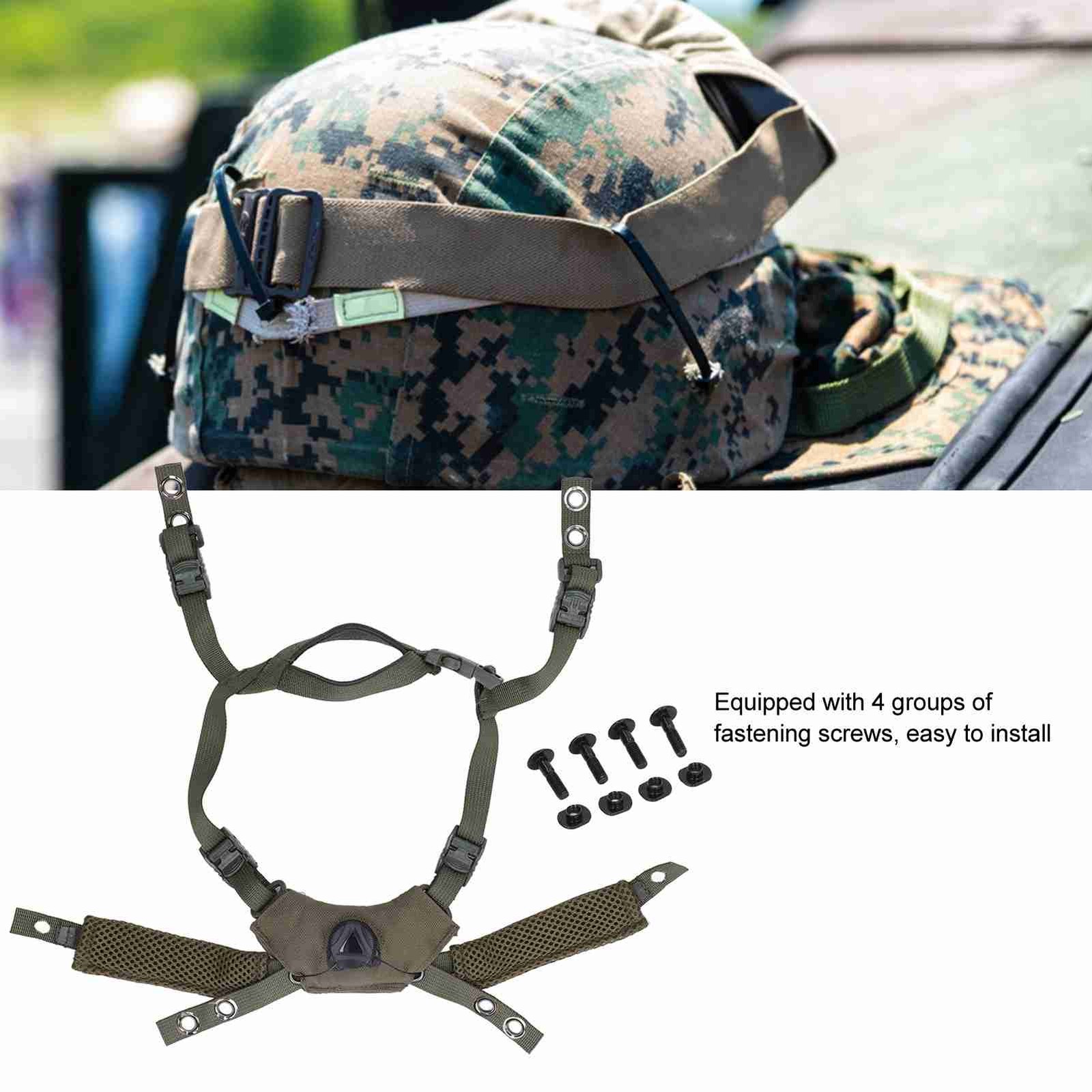 Adjustable Dial Suspension System Chin Strap Helmet Accessories For Fast For