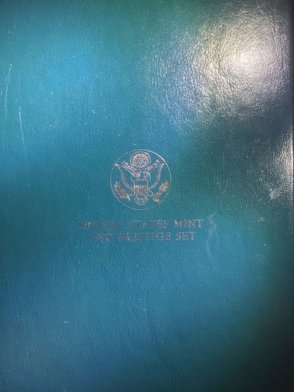 1990 S United States Mint Prestige Set With 90% Silver Eisenhower Dollar & COA