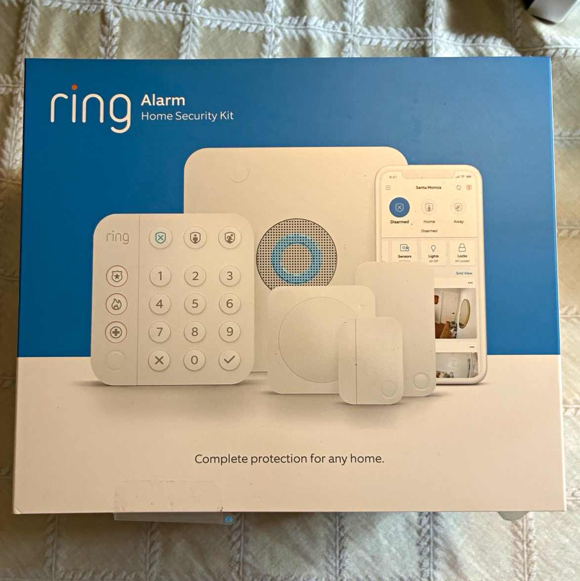 Ring Alarm Home Security Kit Wi-Fi Keypad Base Station Motion & Contact Sensors