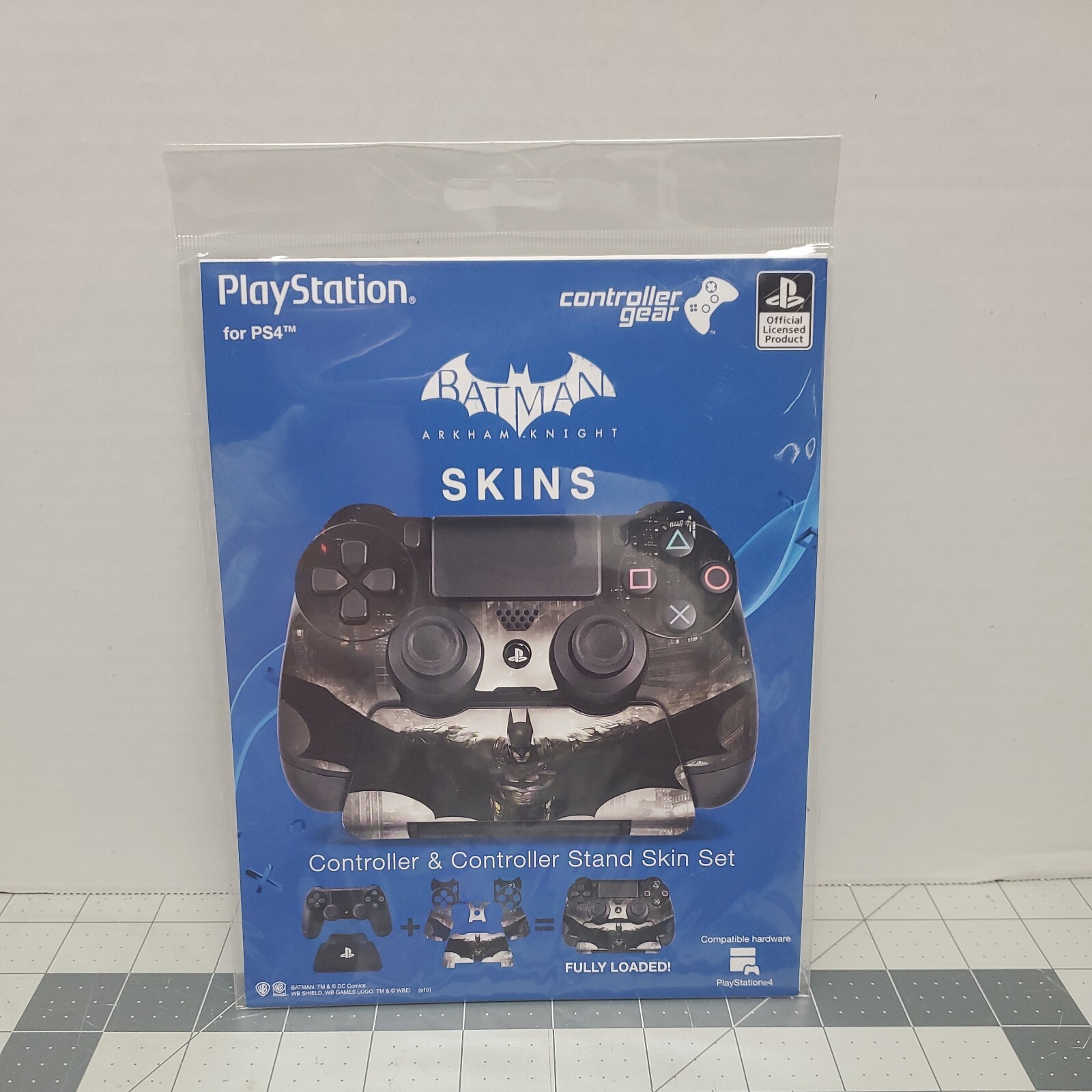 Official Batman Arkham Knight Controller Gear Skins for PS4 PlayStation 4 remote