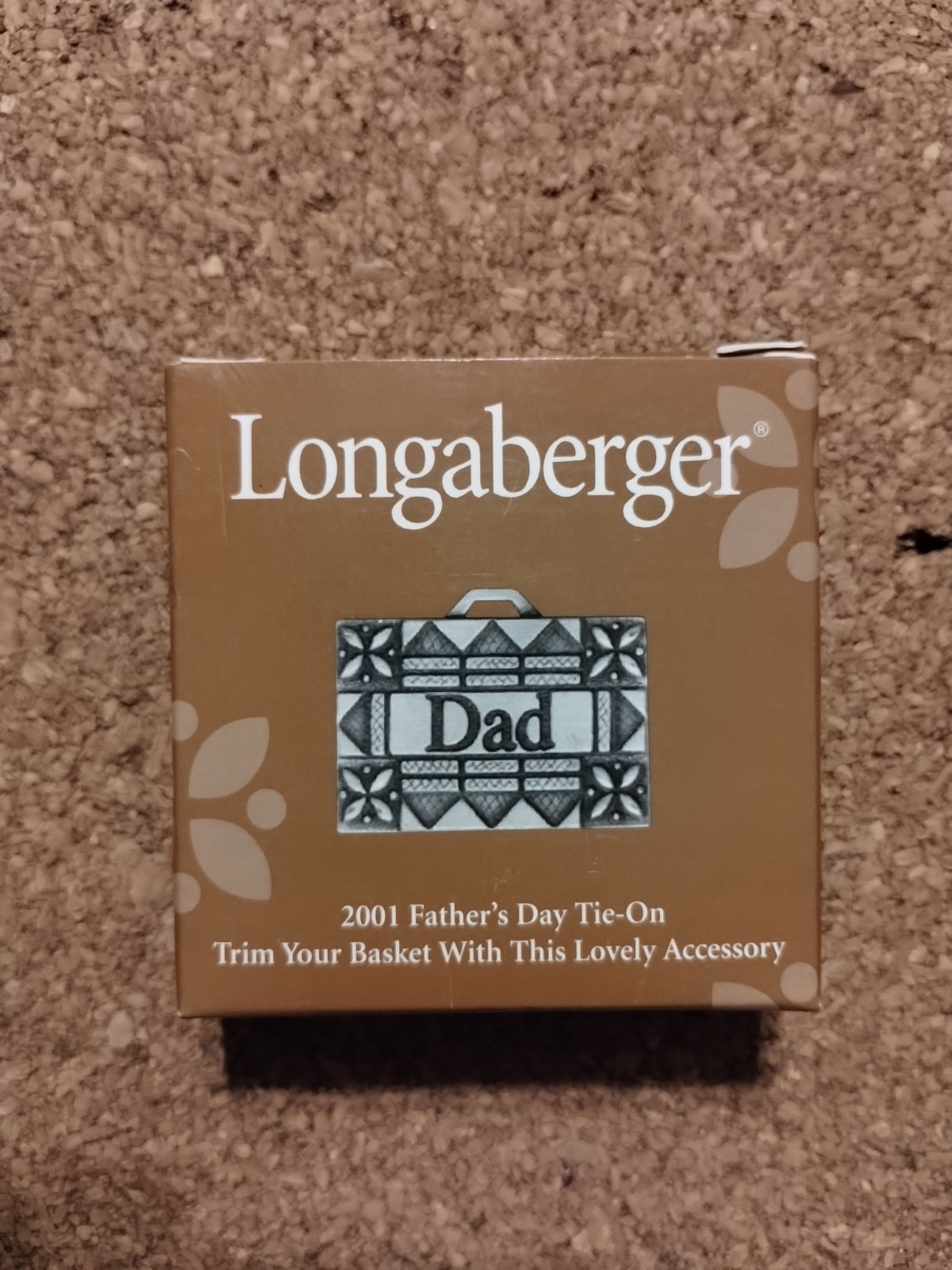 Longaberger Basket Fathers Day Basket Tie-On
