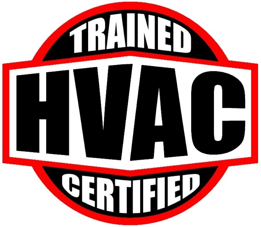 TRAINED CERTIFIED HVAC HELMET STICKER HARD HAT STICKER LAPTOP STICKER