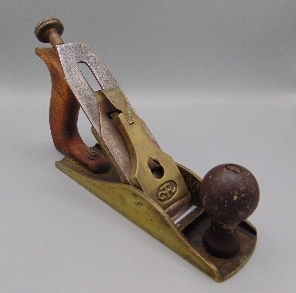 VINTAGE BRASS GTL SMOOTHING PLANE