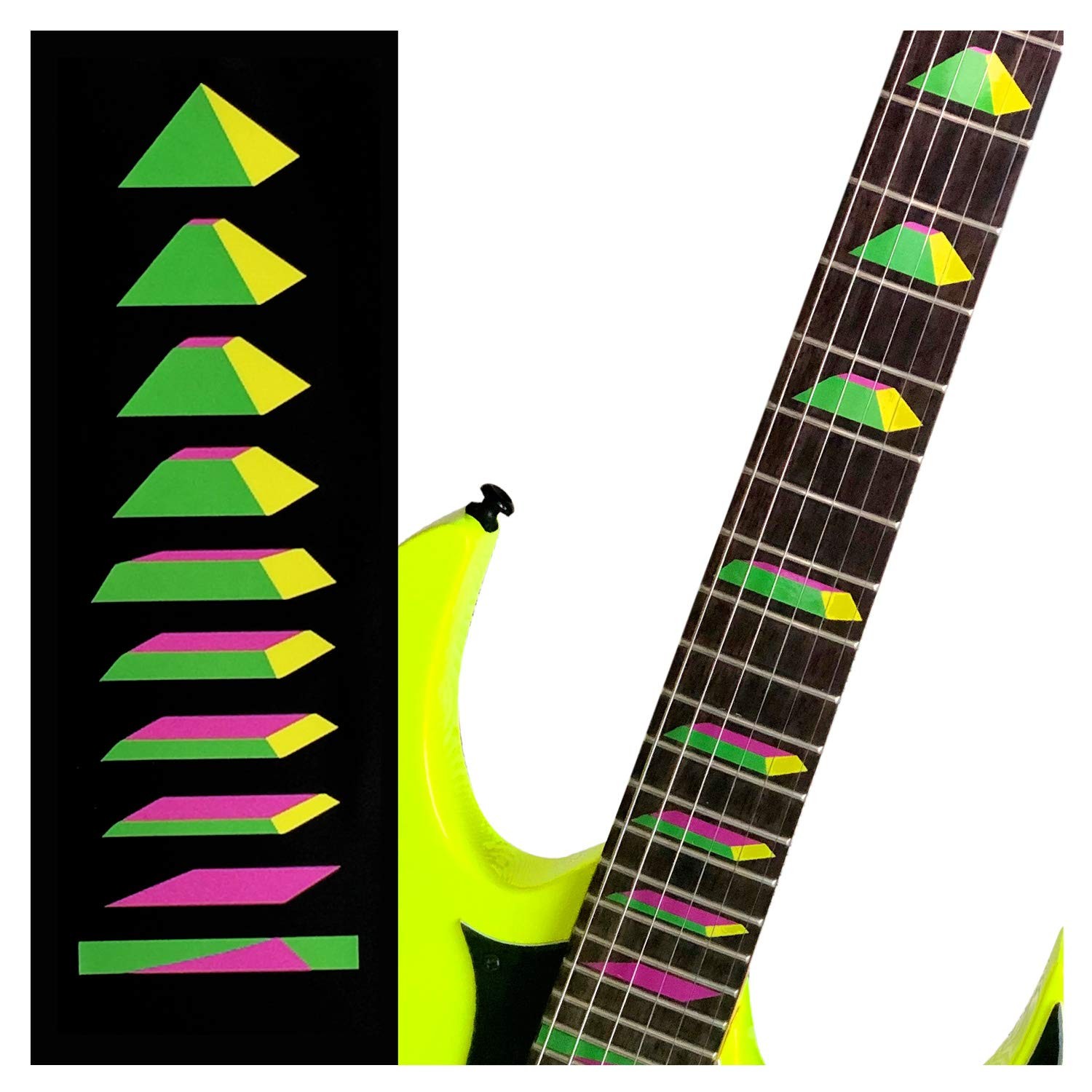 Jockomo Guitar Inlay Sticker - Pyramid/GYP