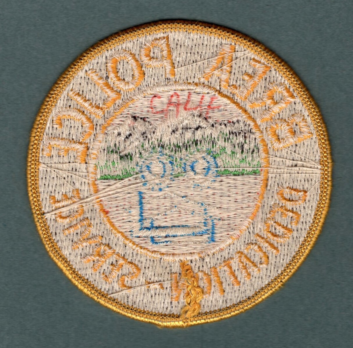 Brea California Police Patch