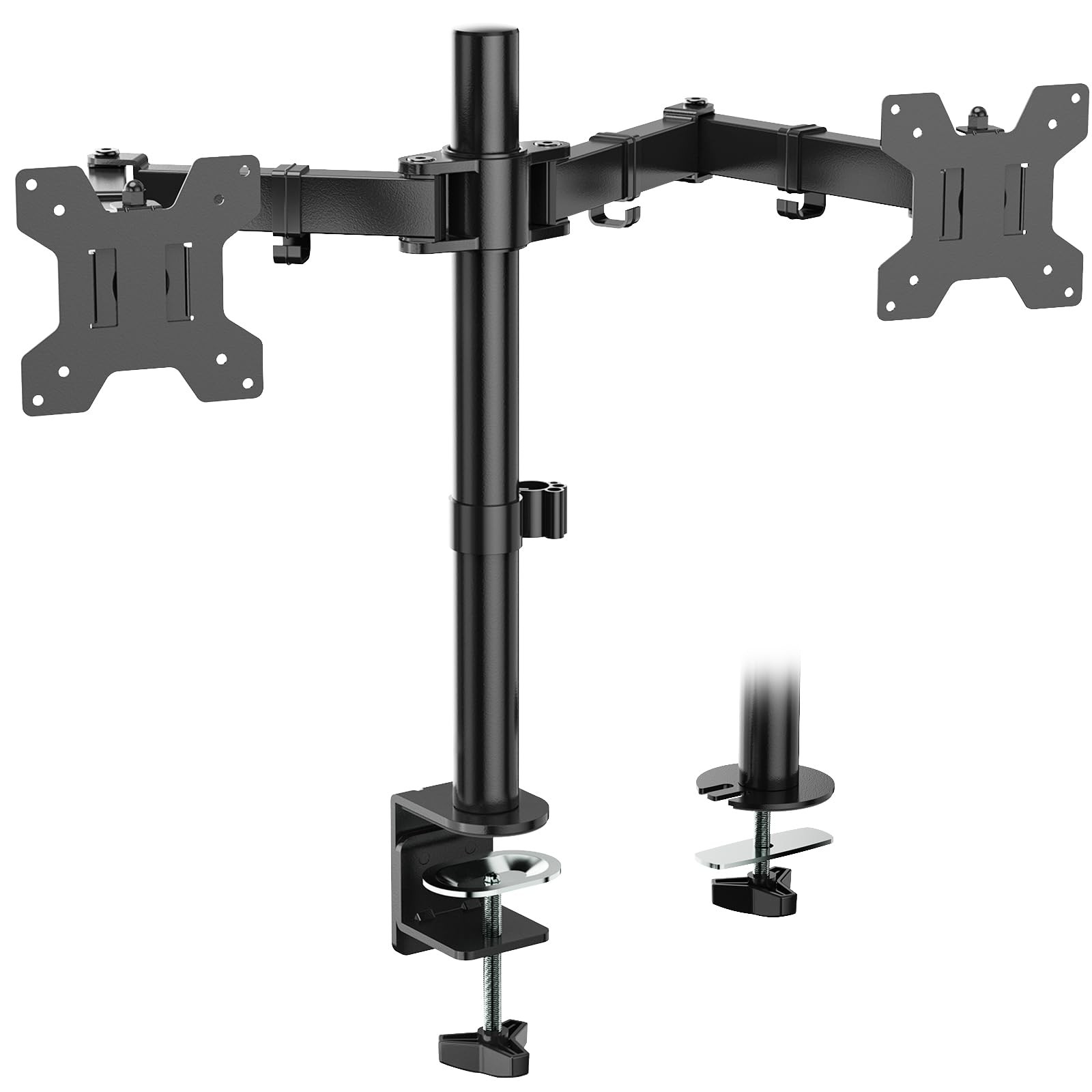 Dual Monitor Desk Mount Monitor Stand for 2 Monitors Up to 27inch Dual Monito...