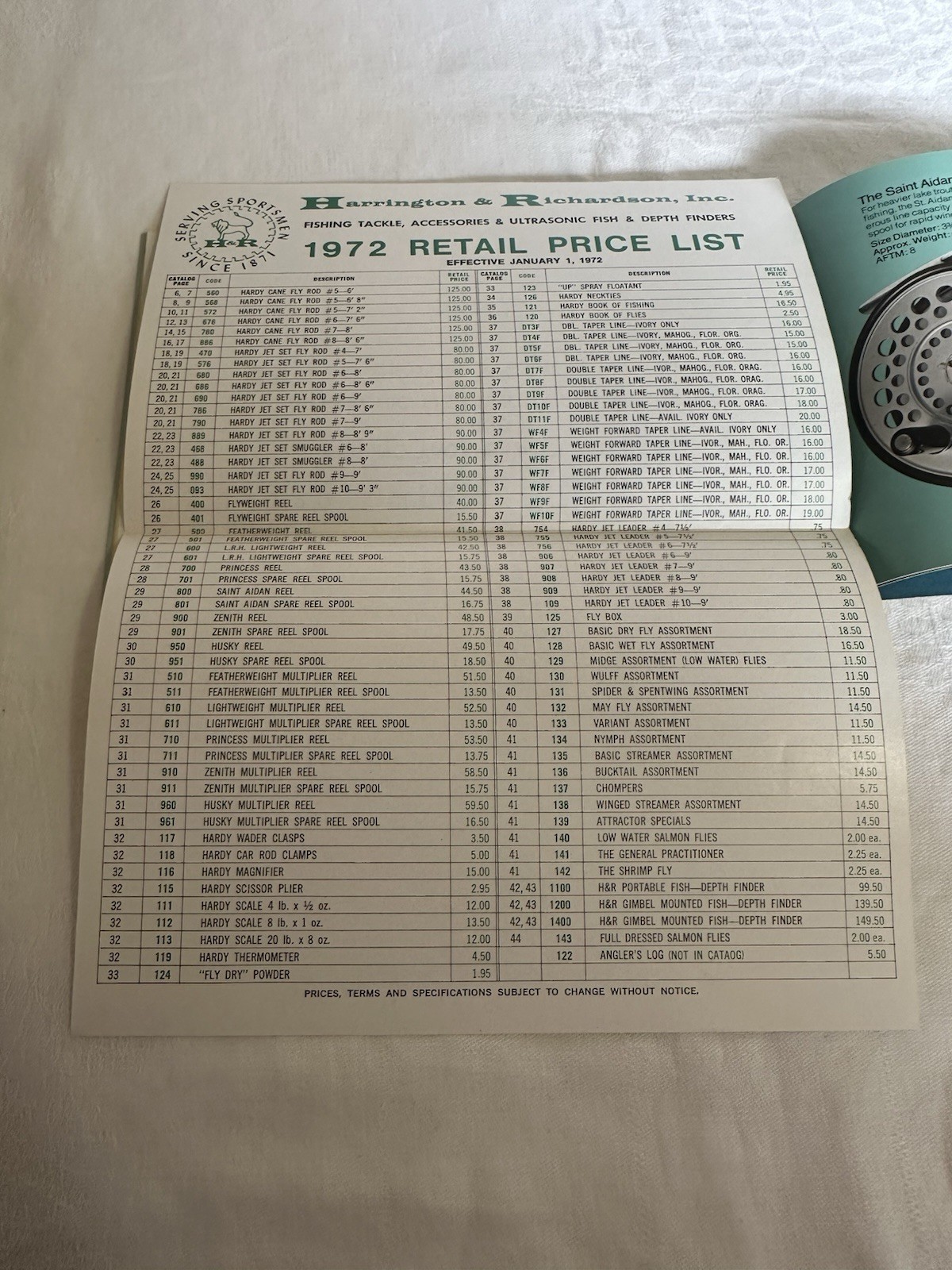 Vintage Harrington & Richardson Anglers Catalog