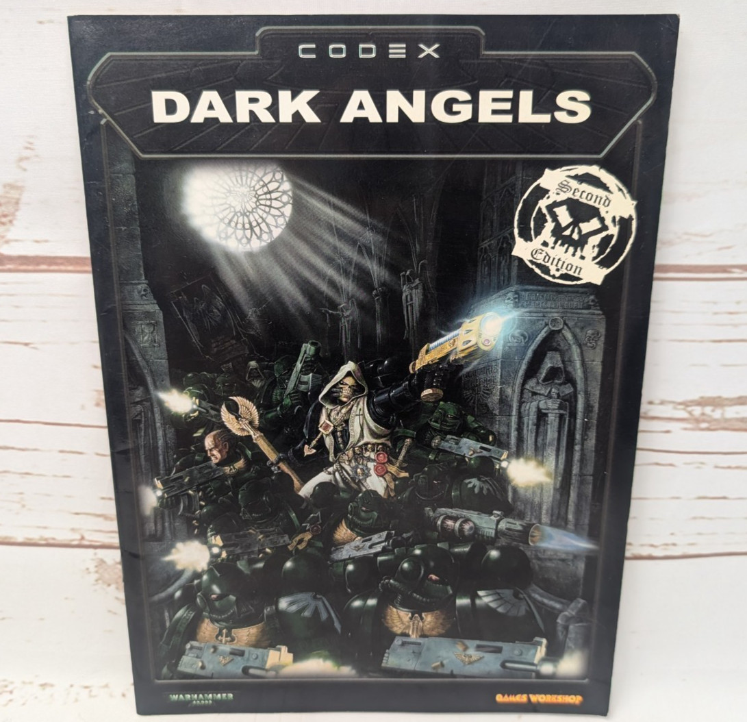 Codex Dark Angels Warhammer 40k Supplement GW 2002 SC 2nd Edition