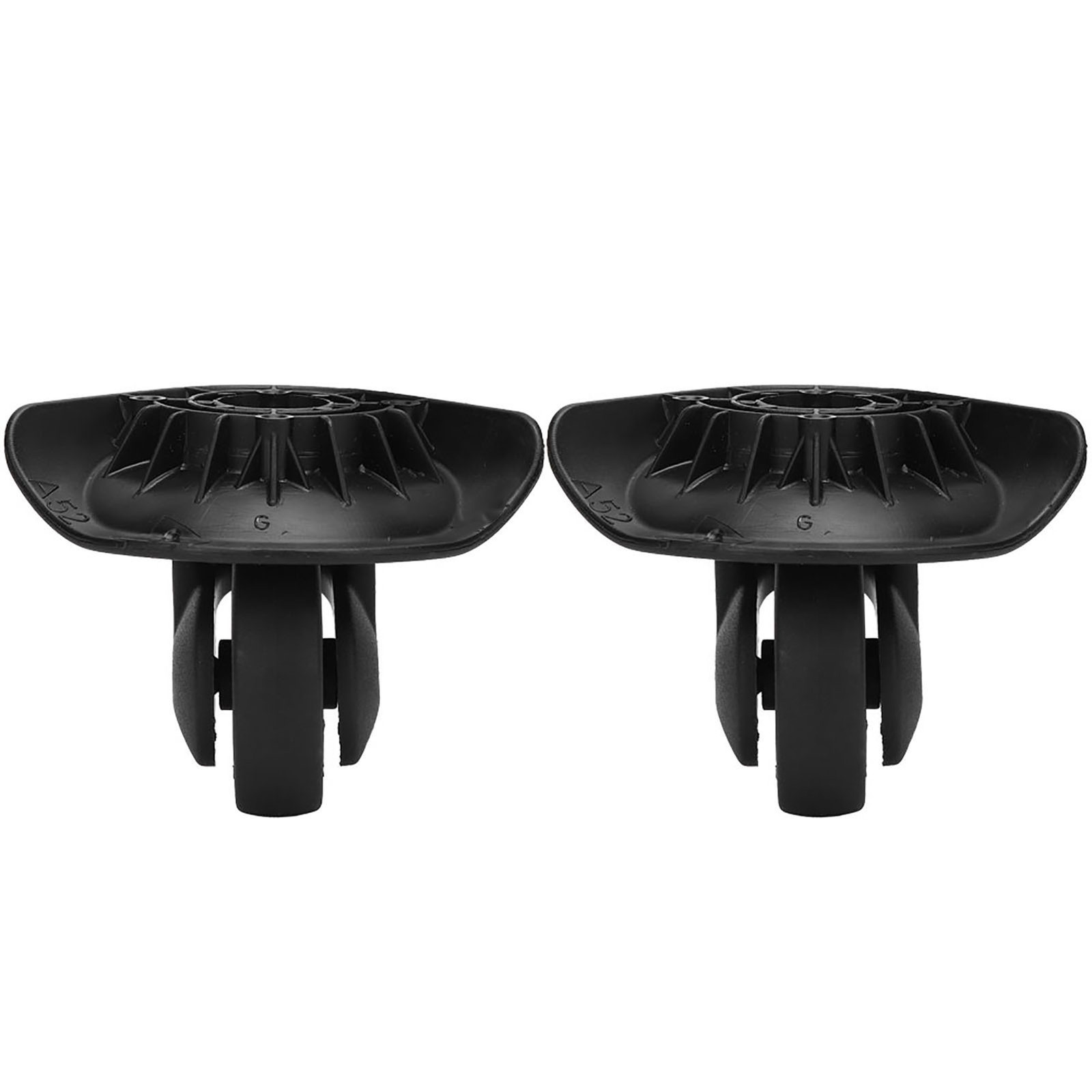 2 Pcs A52 Single Row Wheel Suitcase Luggage Replacement Universal FA