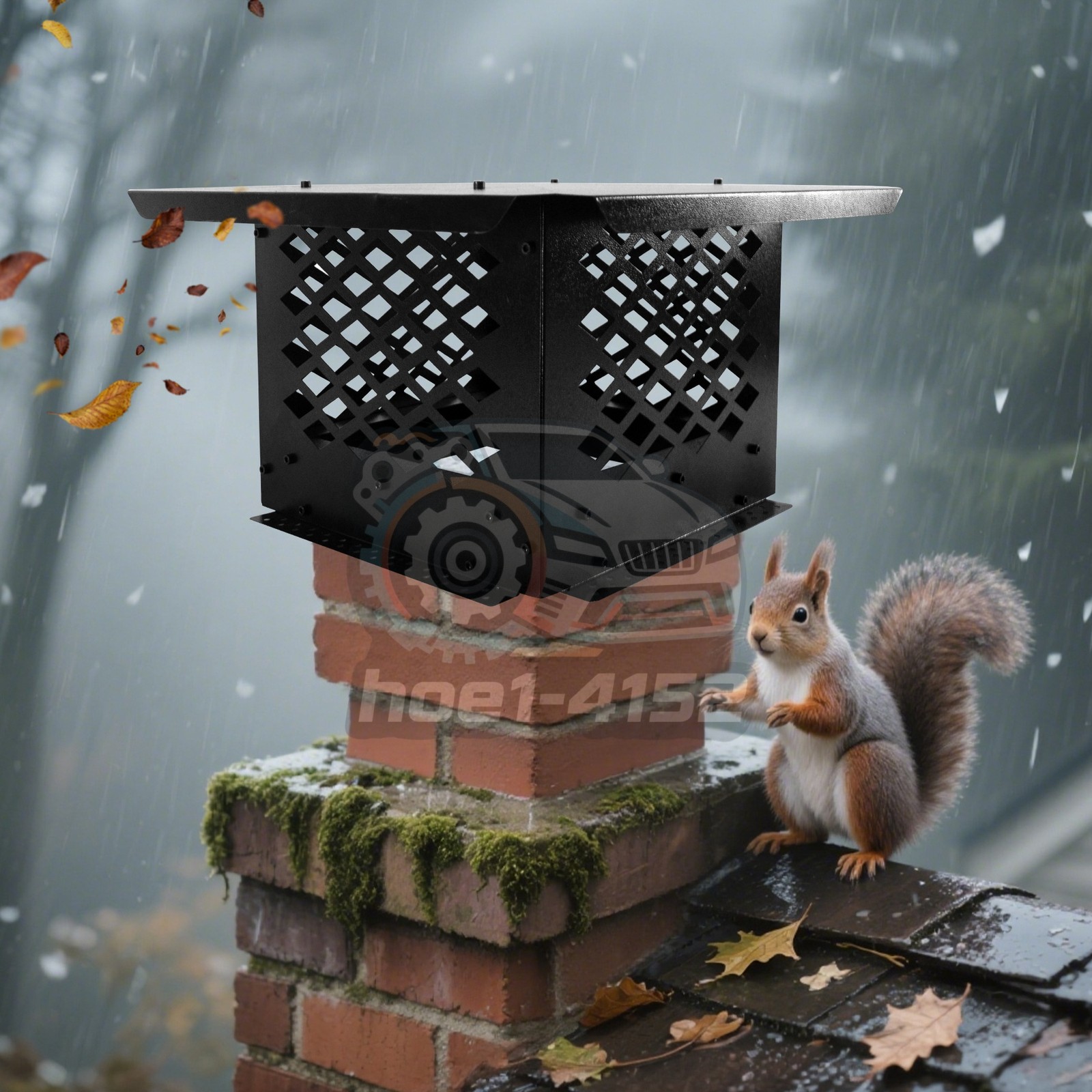 Chimney Cap Adjustable 9" x 9" Chimney Rain Caps Fireplace Chimney Caps