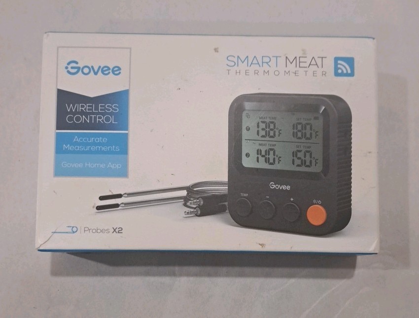 Govee Wireless Control Smart Meat Thermometer New Open Box