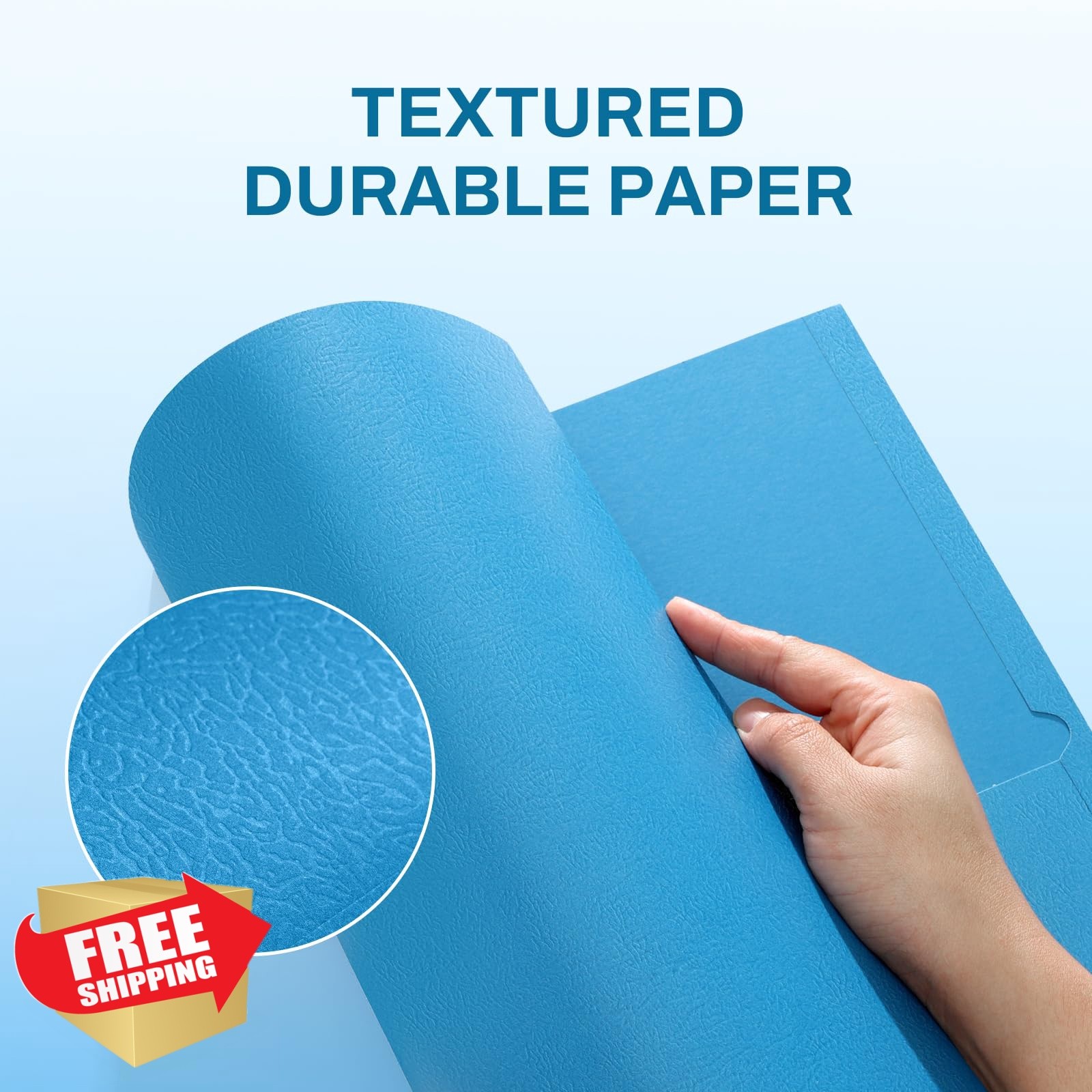 SUNEE Assorted Folders with Prongs 5 Pack