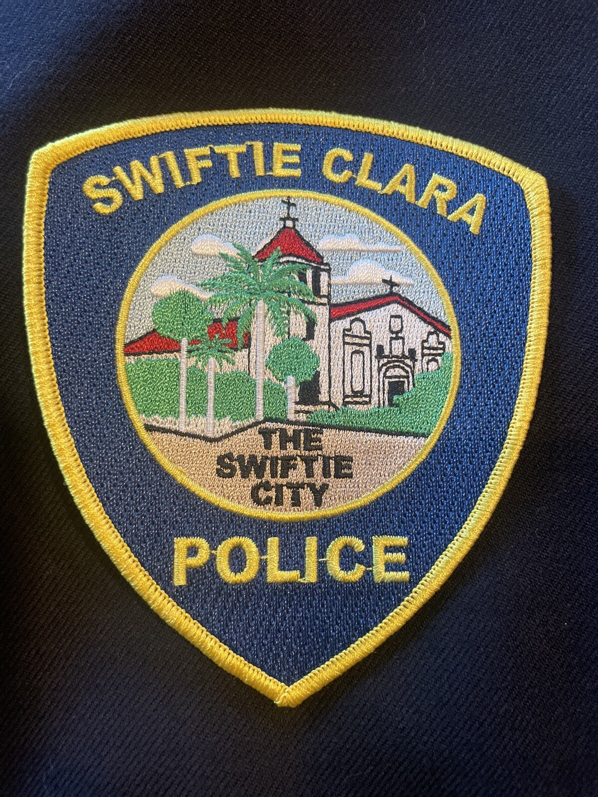 Swiftie Clara Patch Police - celebrate The Mayor of Santa Clara.  Limited.