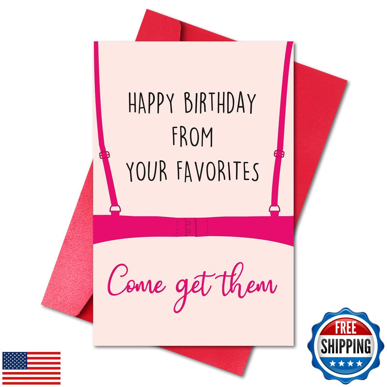 LYMEQING Sexy Adult Birthday Card for Husband Boyfriend BF Him Men, Funny Rud