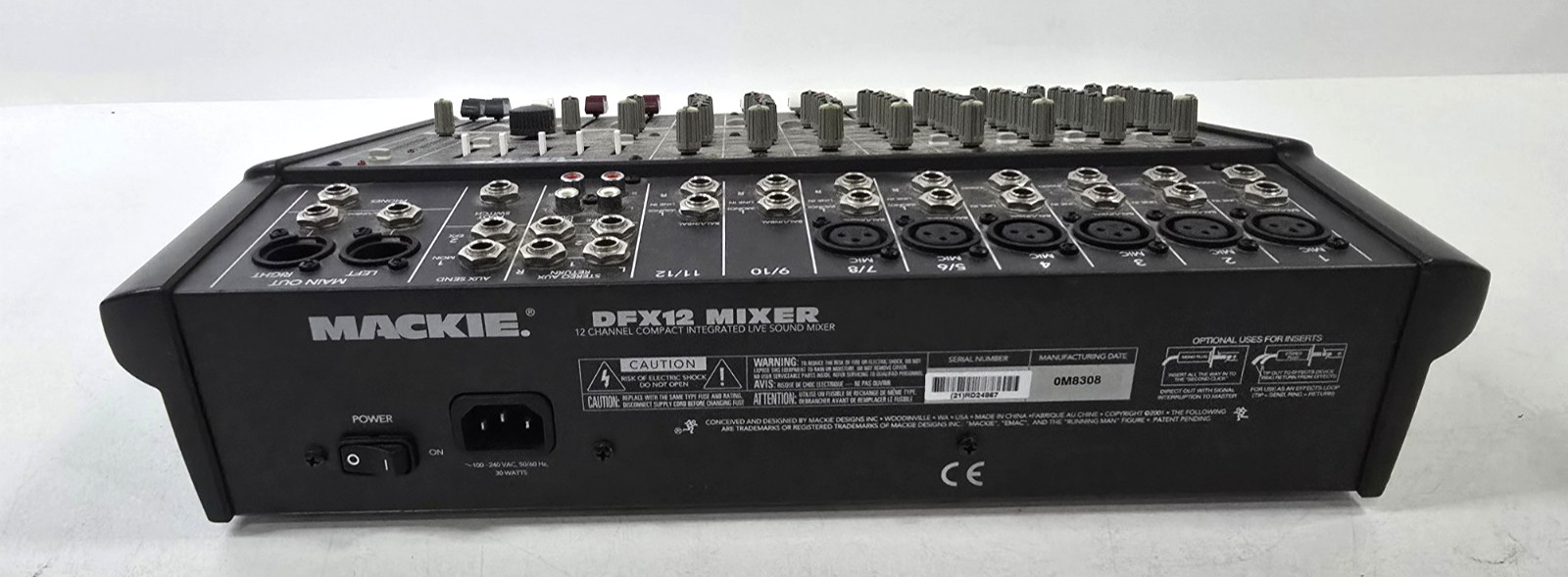 Mackie DFX12 Compact Integrated Live Sound Mixer
