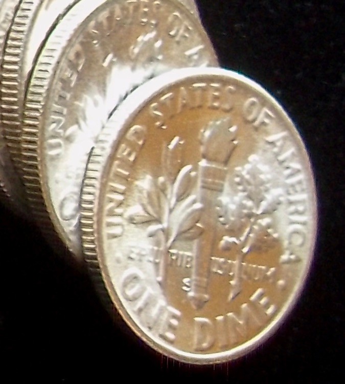 1 - 1946 - S - ROOSEVELT DIME - BU - MS -