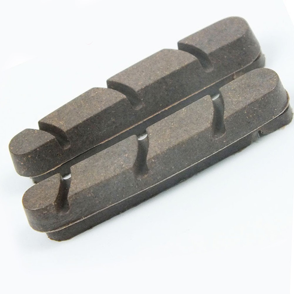 Bicycle Brake Pads Carbon Fiber 2 Pieces 54.5mm Black Road Bike 1 Pair